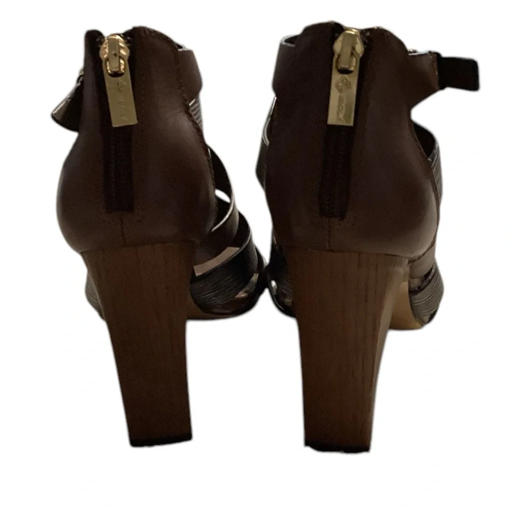 ISOLA leather brown metallic‎ sandals size 7.5